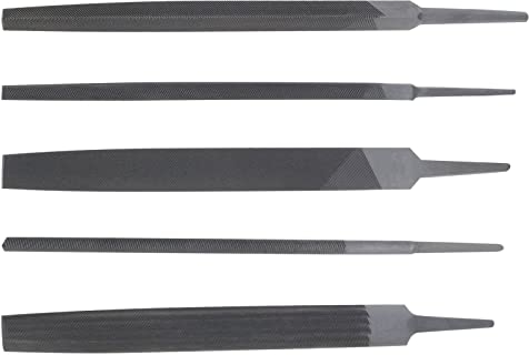 Be In Your Mind Lot de 5pcs Jeu de Limes en Métal Couper les Ingénieurs Limer Lime Plate Demi-ronde Lime Ronde Triangulaire Lime Carrée pour Métal Bois Plastique Gypse Panneau Mural