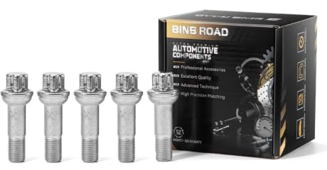 BINB ROAD 5Pcs M14x1.5 Lug Bolts Compatible with Mercedes (0009905407)