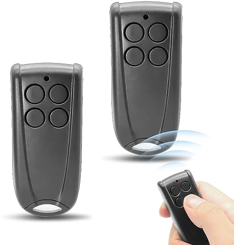 433Mhz Ersatz Handsender Kompatibel für Hormann Ecostar RSC2 RSE2, Remote Control Duplicator Garagentor Fernbedienung Kompatibel mit Liftronic 500 700 800 (2 Stück)