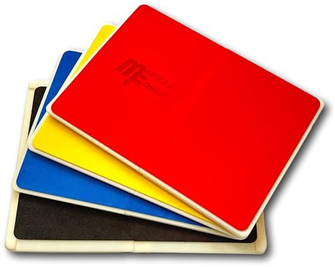 MuscleForge® Brechbrett für Kampfsport, Set von 4pcs, Bruchtestbretter Taekwondo Karate MMA, Schlagbrett, Schaumstoff bedeckt Boxbrett für Erwachsene & Kinder, Taekwondo Breaking Boards