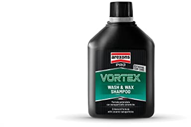 Arexons Car Care Pro VORTEX - Shampoo Ceramico Autoasciugante, Detergente Auto con Nanoparticelle Ceramiche, Protegge e Facilita Asciugatura, 500ml