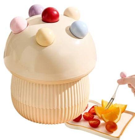 Forchette Da Dessert | Forma di fungo | Forchettine da Dessert da Cucina,per Feste, Ristoranti, Eventi, Picnic, Compleanni, Matrimoni, Buffet, Bar, Caffetterie, Merende