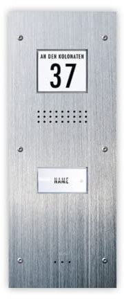 M-e modern-Electronics ADV-310 Vistadoor Türsprechanlage Kabelgebunden Außeneinheit 1 Familienhaus