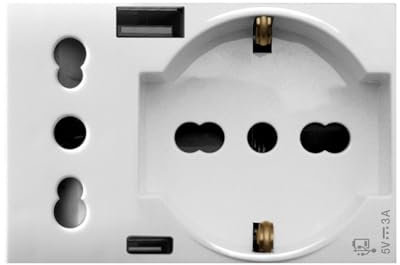 AVE PRESA SCHUKO+ITA+USB AC DOMUS 3M 44109015USB
