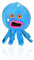 wiztex 26 cm My Singing Monsters Kuscheltier - Gestickte Augen Blau Gaming Plüschtier -Wiederverwendbar Rain Bow Friends - Wubbox Zehenjammer Sonick Kuscheltier (Zehenjammer)