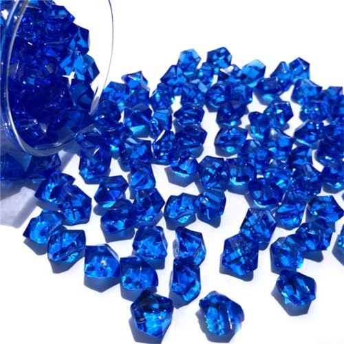 150 diamanti finti in acrilico scintillanti, rocce di ghiaccio in plastica, decorazione ( scuro)