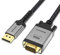 Cavo DisplayPort (DP) a VGA, da DP a VGA 1080P placcato oro DP porta maschio a VGA, cavo VGA a DisplayPort compatibile con PC, laptop, monitor, proiettore, desktop (2 m)