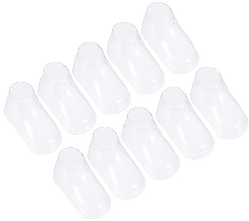 ABOOFAN 40piezas Unidades Moldeadores Transparentes Para Calcetines y Zapatos De Niño Niña Soporte Plástico Resistente Para Moldear y Exhibir Zapatitos Infantiles