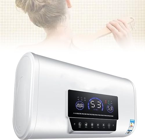 80L Instant Electric Water Heater, 3KW LCD Temperature Display Water Heater with Accessories, Double Liner, with Remote Control, for Hotels, Bathrooms, Bathing Centers, Salons, Massage Centers