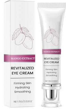 Mango - Crema per gli occhi rivitalizzante con siero per lifting, cura rassodante, riduce le borse e gli occhiaie visibili, rimuove il 99% dei cerchi scuri e degli occhi, occhiaie (1)
