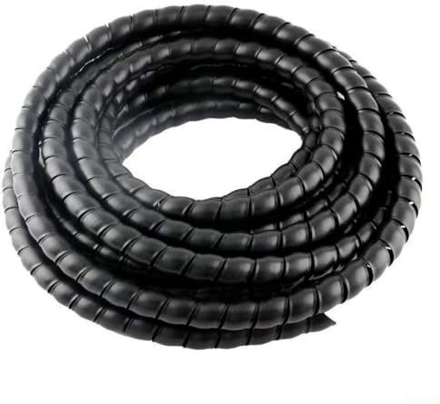 Tube d'enroulement en spirale pour fils de 16 mm, solution de gestion de câbles de 25 m, matériau PP pour la maison et le bureau