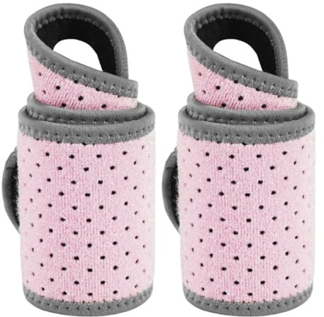ROMISBABA Muñequeras Protectoras de Voleibol para Mujer, Soporte de Muñeca Ajustable en Rosa, Par para Entrenamiento y Uso Recreativo