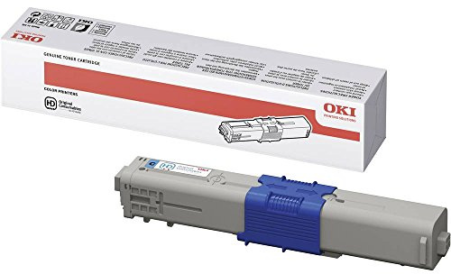 OKI tonerkassett för C310/C330/C510/C530 A4 färglaserskrivare – cyan
