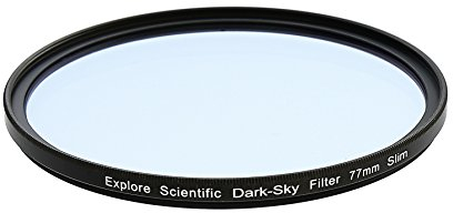 Explore Scientific 77mm Dark Sky Filter für Fotoobjektive zur Kontrasterhöhung bei der Polarlicht- und Deep-Sky Fotografie