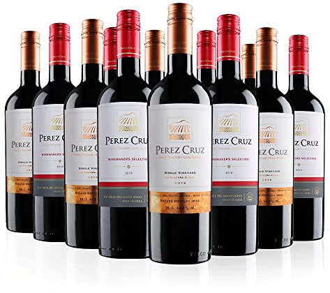 Virgin Wines - Perez Cruz Selection Case - 12 Bottles (75cl) - Premium Chilean Cabernet & Red Blends