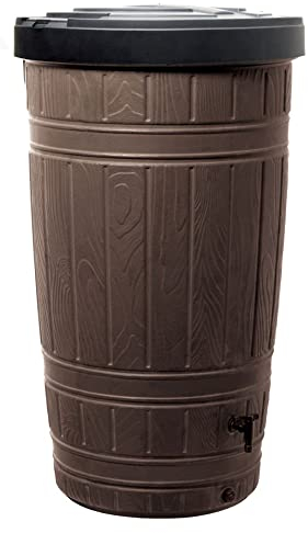 WOODCAN 265L Regenwassertank, Abmessungen (mm) 648x648x1128, Farbe Braun