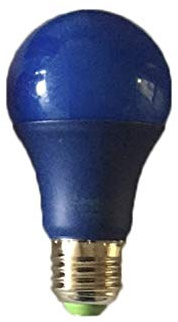 Bombilla Standard LED Decorativa 9W de potencia color azul de luz fría (6000K) Rosca E27