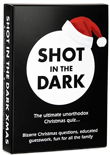 Shot in the Dark: Christmas Quiz Edition | 2+ players | Adults, Teens, Kids & Families | Ideal Christmas Stocking Filler Gift
