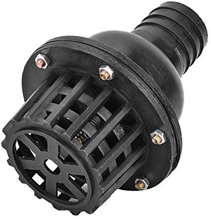 Alvinlite PVC backventil|Vattenpumpfotventil Lågtrycks platt backventil för vätskemaskin Svart|2 tum vattenpump