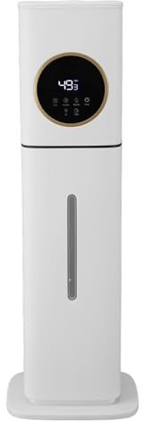 Umidificatore per Ambienti Grandi con Serbatoio Dell'acqua da 8 Litri, Riempimento Dall'alto Umidificatori a Nebbia Fredda per Tutta la Casa per Camera da Letto, Oli Essenziali