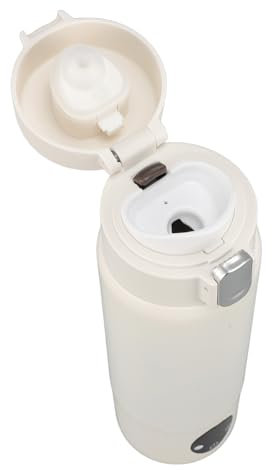 Calentador de Leche Portátil Taza Eléctrica Hervidor de Agua de 50 ° C Calentador Térmico Capacidad de Taza de Agua Ajustable Inalámbrica para Viajes de Fabricación de Leche para