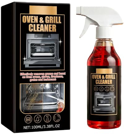 Oven Cleaner, 2026 New Oven Cleaner Heavy Duty Spray, Grill & Barbecue Cleaner, Fast-Acting Professional Cleaning Spray, Powerful Kitchen Grease Remover for Air Fryer Ovens Grills,BBQ (1Pcs)