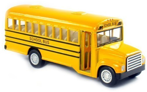 Unibos Kids Playtime Bus School Bus American Style Feature Includes Open Door Stop Sign