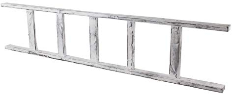 Leiter Holz, Kleiderleiter, Handtuchhalter, Dekoleiter_ Altes Holz Deko Holzleiter (165cm GrauVintage)