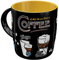 Nostalgic-Art Retro Kaffeebecher, 330 ml, All Types of Coffee – Geschenk-Idee für Kaffee-Fans, Keramik-Tasse für Kaffee, Vintage Design