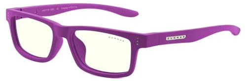 Gunnar Gaming- und Computerbrille - Kids - Cruz Kids Small (age 4-8) - Magenta Rahmen, Clear Linsen - Blaulichtfilter Brille, Premium Blaufilter, UV-Schutz,