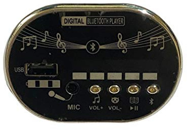 FP-TECH - RICAMBI Motore CENTRALINA Auto ELETTRICA per Bambini Macchina Jeep FP- FP-6188 (4. Pannello Radio USB)
