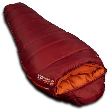 Vango Nitestar Alpha 450 Sleeping Bag - Duke of Edinburgh Recommended | Ultralight Mummy Sleeping Bag for Camping, Hiking, Outdoor, Backpacking (Winery)