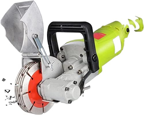 SPUZZO Máquina cortadora de rozadores de pared Máquina cortadora de ranuras de rozadores de pared eléctrica Máquina ranuradora de pared Máquina cortadora de hormigón de acero 5.2KW