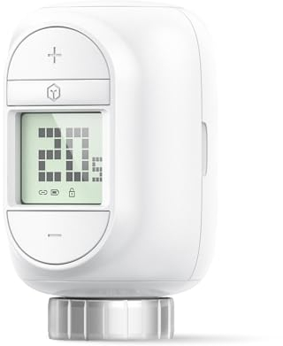 Linkind Valvole Termostatiche Intelligente,WiFi Termostato di riscaldamento with app function, compatible with Amazon Alexa, Google Home voice command, remote control, M30*1,5mm，1 pezzi