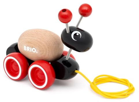 BRIO – 30348 Nachzieh-Ameise| Nachziehspielzeug für Kinder ab 12 Monaten