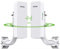 Adalov CPE660 Wireless Bridge with 2 Bracket Mounts, 3KM 5.8G Point to Point Outdoor CPE, Wifi Bridges for PtP/PtMP with 14DBi High Gain Antenna, Long Range Network Extend for Barn, Shop, Garage
