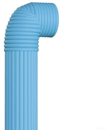 Outdoor Pipe Insulation Strip 2m×8cm Thermal Foam Wrap Anti-freeze Protection Customizable Water Pipe Insulator for Winter AC Radiator(Blue)