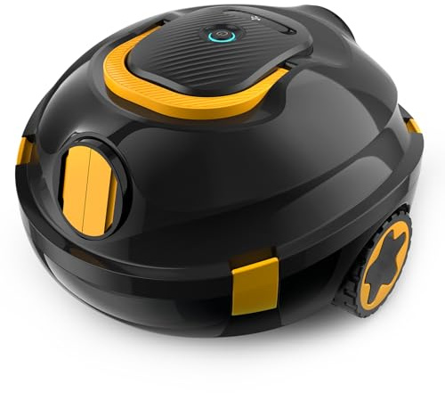 Y20 Cordless Robotic Pool Cleaner, Automatic Pool Vacuum for Above Ground & Inground Pool, 90 Min Runtime, Auto-Parking, Lightweight, Powerful Robot up to 1100 sq.ft