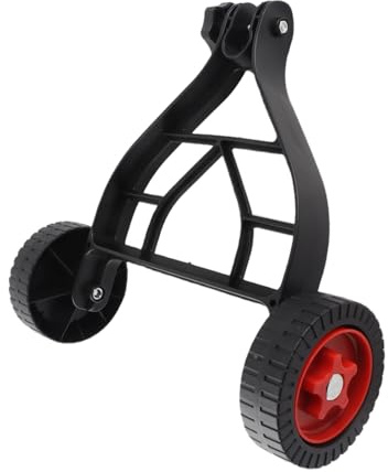 Luocute Fixation de Roue de Support de Bordure Réglable, Roues Auxiliaires de Tondeuse à Gazon de Conception Améliorée pour la Plupart des Tondeuses, Roue de Bordure Portable