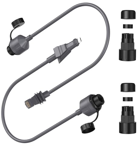 För for Flat High Performance Extension Till RJ45 -kabel, För for Flat High Performance Ethernet Adapter Wate Rproof SPX Till RJ45 -kopplingskabeln För Skål