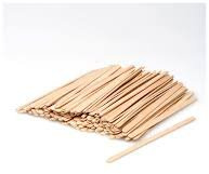 500 Wooden 5.5 Classic Round Ends - Coffee Tea Hot Drinks Stirrers