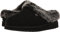 Skechers Women's Keepsakes ICE Angel Slipper, Black Cable Knit Sweater/Faux Fur Trim, 5 UK