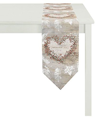 APELT 3316 _28x175_Fb. 70 Tischband, Baumwolle, braun, 28 x 175 x 0,5 cm