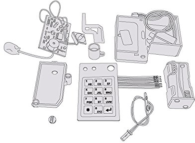 Cisa 07114.17.0 - Kit recambio caja electro.dgt a dgt vision