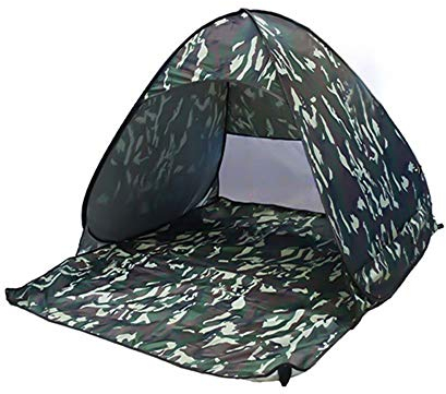 QYYL Pop Up Strandmuschel Automatisches Strandzelt, Familien Portable Baby Beach Zelt In Outdoor Tragbar, Wurfzelt UV-Schutz 50+, für 2-4 Personen (Camouflage)