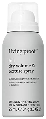 Living Proof Full Dry Volume & Texture Spray | Texturizing-Spray für feines, dünnes Haar für Volumen und Fülle | Hitzeschutz und natürlicher Look | Vegan, ohne Silikone, Parabene, Sulfate | 95ml