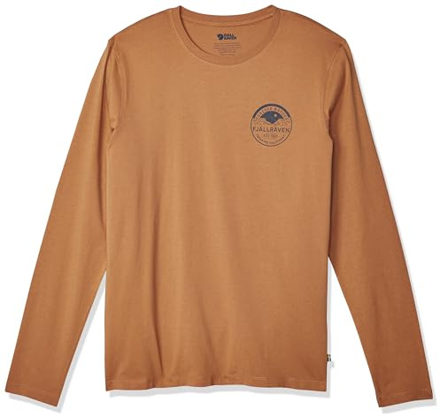 Fjällräven Herren Forever Nature Badge LS T-Shirt, Buckwheat Brown, S