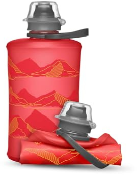 HydraPak Stow Collapsible Water Bottle – 350ml – Ultralight, Leak-Proof, BPA-Free, Filter Compatible Travel & Hiking Flask - MTN Redwood