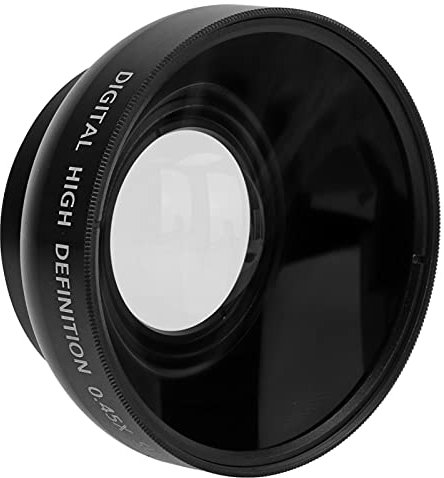 46MM 0.45X Wide Angle Macro Lens, Universal Optical Glass Camera Close Up Lens for All 46MM Diameter Camera Lenses, Professional Conversion Lens
