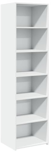 vidaXL Highboard, Sideboard for Hallway Living Room, Side Cabinet with Storage, Cupboard, Storage Cabinet, Modern Style, White Engineered Wood